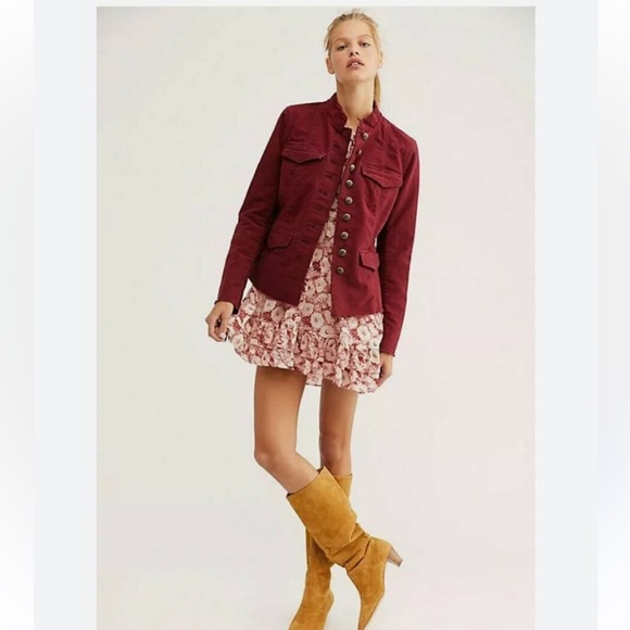 Free People Jackets & Blazers - Free People Ella Sargent Jacket